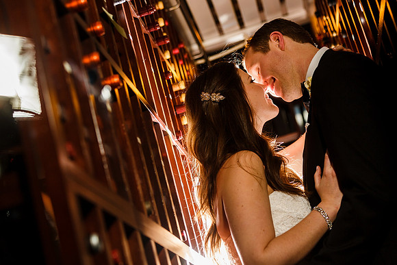 bride and groom on their wedding day in Montreal taken by photographers Melinda & Keith