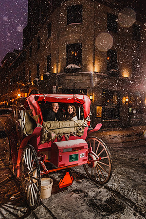 bride and groom on their wedding day in Montreal taken by photographers Melinda & Keith