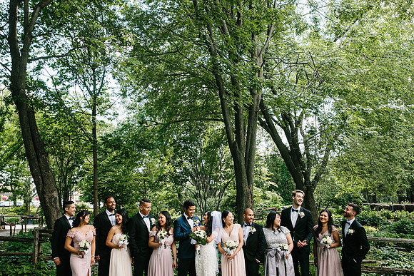 bride and groom on their wedding day in Montreal taken by photographers Melinda & Keith
