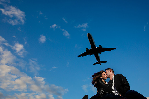 bride and groom on their wedding day in Montreal taken by photographers Melinda & Keith